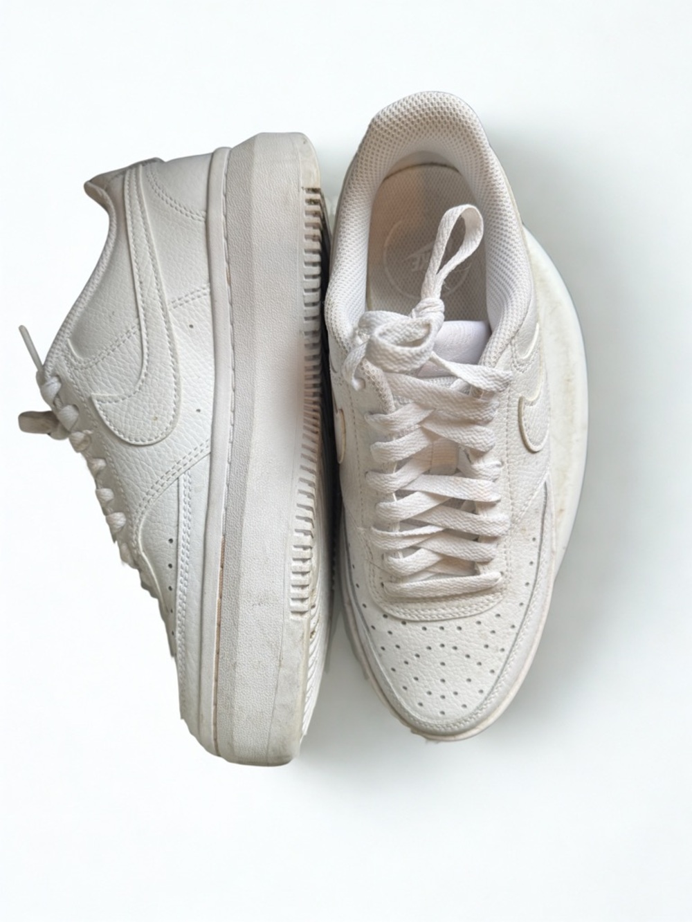 Nike Women’s Court Vision Alta Sneakers with High Platform Sole